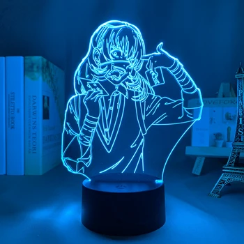 Аниме Kakegurui Led нощна светлина за Детска Спалня Декор Мидари Икисима Герой Нощно Стая Настолна Лампа, Подарък За Рожден Ден