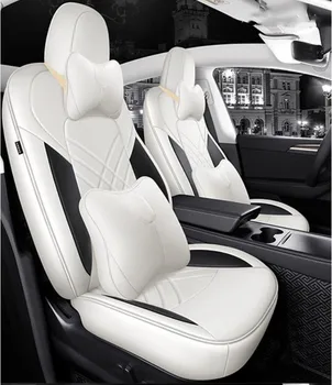 Високо качество! Потребителски специални покривала за автомобилни седалки от Tesla Model Y 2022-2020 5 места удобна здрава възглавницата на седалката, Безплатна доставка