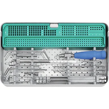 Висококачествени Ортопедични Хирургични Инструменти 4,0 мм Определяне на Плоча Набор от Инструменти за Ветеринарен Хирургически Набор от Инструменти