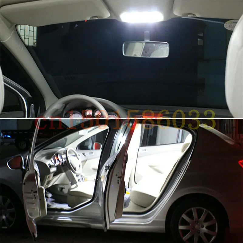 Вътрешна led светлини за Nissan 370Z Cube Frontier GT-R 2011 Juke Leaf Pathfinder xterra студената