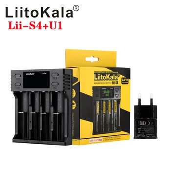 Гореща LiitoKala Lii-S8 Lii-S6 lii-S2 lii-S4 Lii-S1 Двоен слот 18650 и Зарядно устройство 1.2 3,7 3,2 В AA/AAA 26650 21700 Нимх l