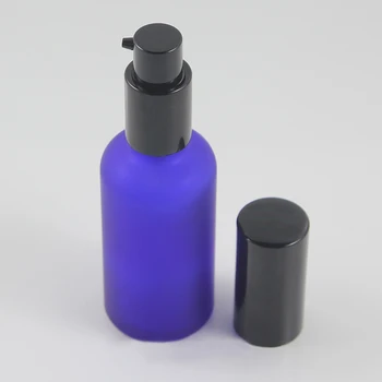 горната част на бутилката за грижа за кожата с козметичните помпа с обем 50 мл, празен, течна, опаковка стъклена бутилка за лосион 1,7 грама за продажба