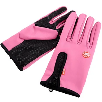 Дамски спортни ръкавици, пролетни, есенни и зимни велосипедни ръкавици, нескользящие ръкавици със сензорен екран, улични плюс кадифе модерни ръкавици spot D61