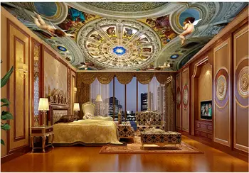 Европа стил на фона на малък ангел тавани потребителски 3d тапети на стенописите декорация на Дома тавани