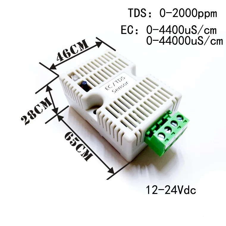 ЕО Предавател TDS Модул Сензор Проводимост 4-20 ma Аналогов Изход Напрежение на Изход RS485 TDS Тестер