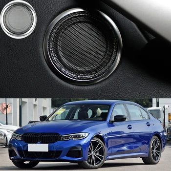 За BMW F30 F31 F32 F33 F34 F35 F36 Черен Автомобилен Говорител на Кутията Украса Украса Аудио Високоговорител Рог Седалките Авто Нови Аксесоари