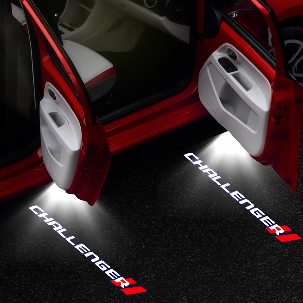 За Dodge CHALLENGER Логото на Светлина Dodge ЗАРЯДНО Добре Дошли Светлина За Dodge Challenger Зарядно Устройство Автомобилен Стайлинг Led Авто Врата Лампа
