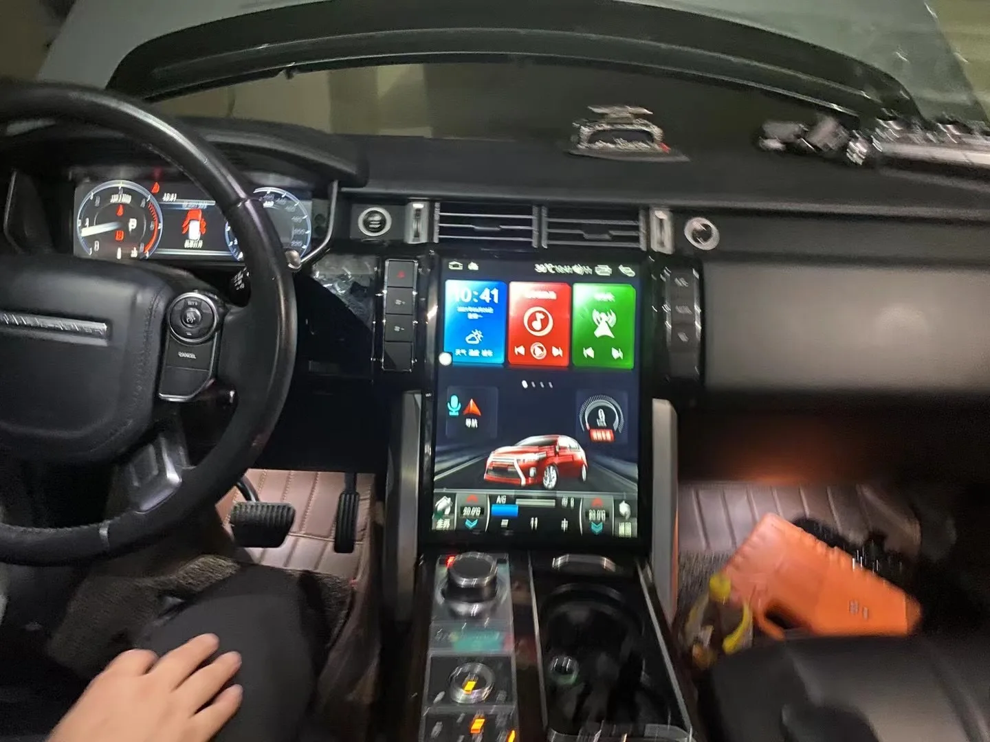 за Range Rover Sport 2013-2018 Автомобилен Мултимедиен Плеър Навигационна Височина 10,0 6G128G CARPLAY DSP Автомобилен навигатор радио