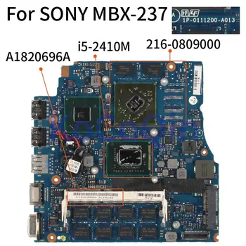 За SONY VAIO文SB MBX-237 I5-2410M дънна Платка на лаптоп A1820696A 1P-0111200-A013 SR04G HM65 216-0809000 DDR3 дънна Платка на лаптоп
