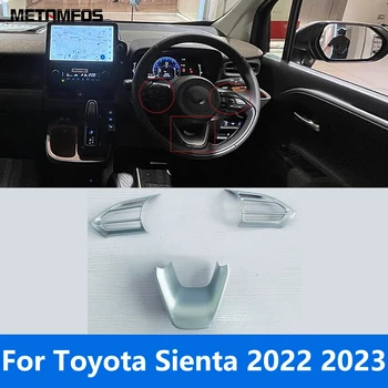 За Toyota Sienta 2022 2023 Матово Покритие На Волана Формоване Украса Украса Пайети Рамка Стикер Аксесоари За Стайлинг На Автомобили