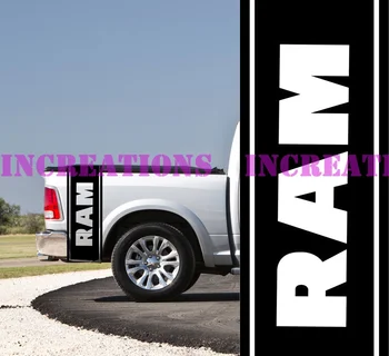 За Универсален 1 компл./2 бр. Dodge Ram Страничната Легло В Ивицата Стикери за товарни автомобили Етикети Mopar Vynil графика 5