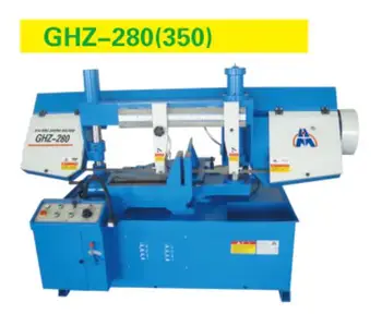 Инструменти за машинно оборудване вырезывания металообработващи машини за рязане на метал ленточнопильной машини вырезывания GHZ280 гидровлические режа