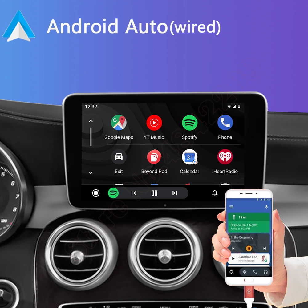 Интерфейс Радио Екран на Модул Декодер Кутия За Mercedes-Benz SLK R172 CL W216 C216 Apple Carplay Активиране на Android Модул NTG