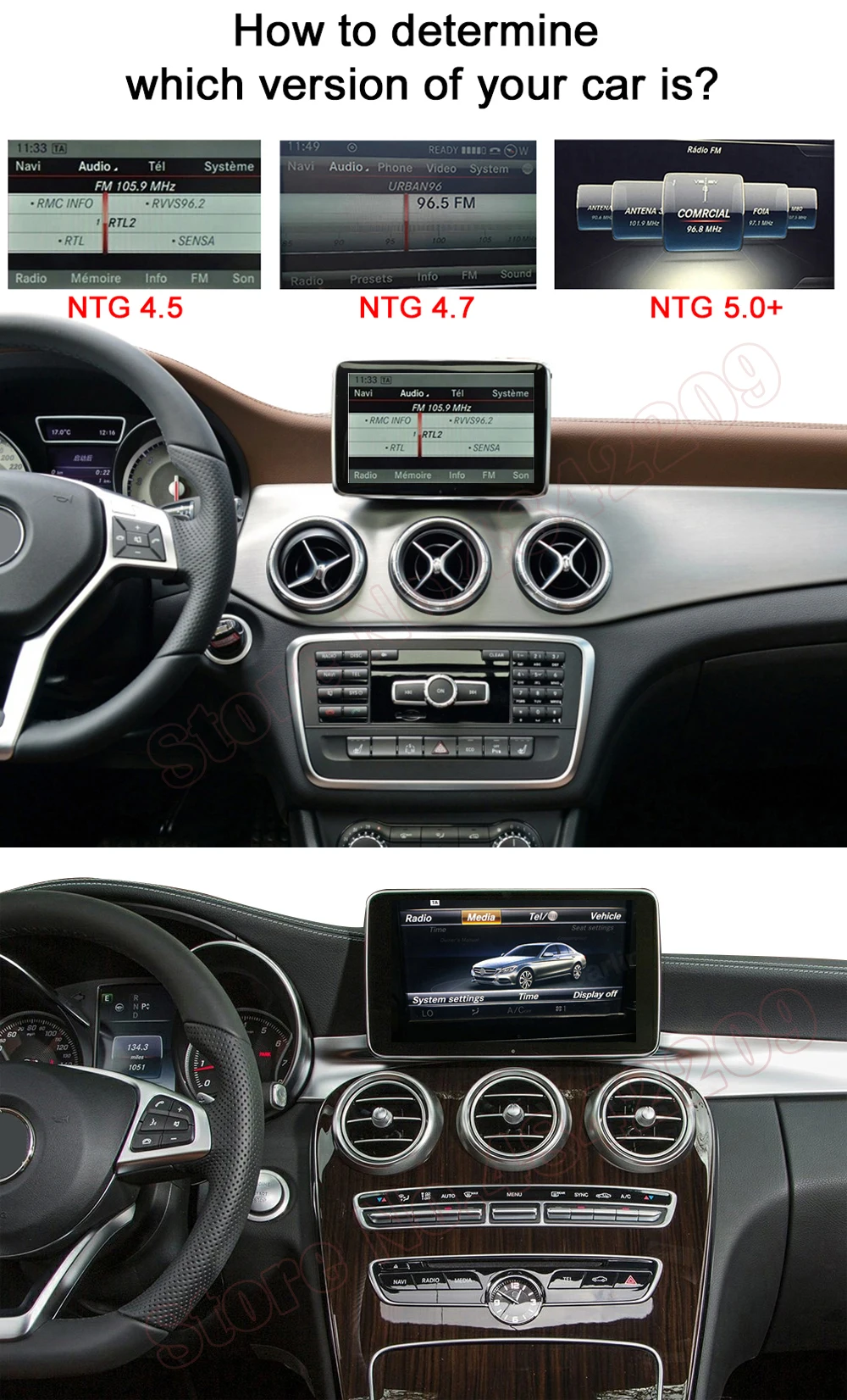 Интерфейс Радио Екран на Модул Декодер Кутия За Mercedes-Benz SLK R172 CL W216 C216 Apple Carplay Активиране на Android Модул NTG
