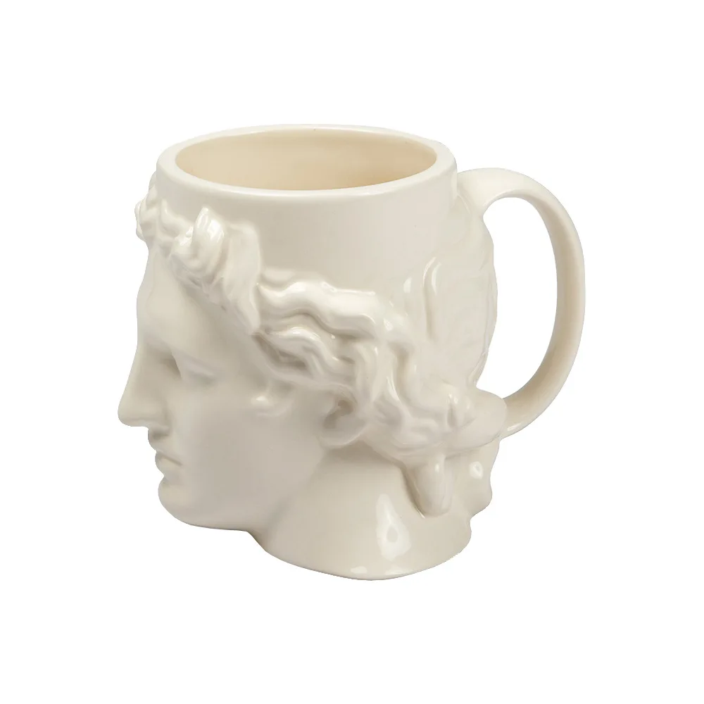 Испански гръцкият Аполон-Давид главата Чаша римска скулптура чаша за вода