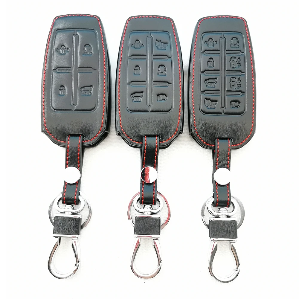 Калъф За Ключове на Автомобила 4 6 8 Бутон Умен Бесключевой Вход Дистанционно Управление Защитно покритие За Hyundai Genesis GV70 GV80 GV90 2019-2022