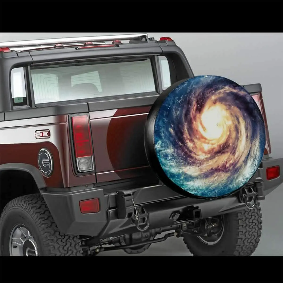 Калъф за резервна гума Galaxy Universe, Прахоустойчив, Водоустойчив калъф за колела с uv защита, подходяща за джипове, ремаркета, микробуси, ванове и много превозни средства 17