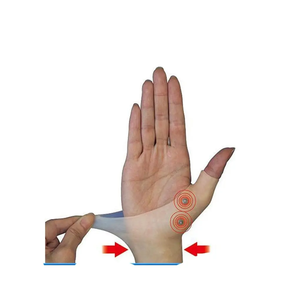 Магнитна Терапия Китката На Ръката Подкрепа На Палеца И Ръкавици Силиконов Гел Коректор Налягане Масаж Болкоуспокояващи Ръкавици