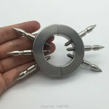 Метален пръстен от неръждаема стомана с ключалка за пениса fine CB алтернативни играчки стимулират страст доставя тяга пръстен другари