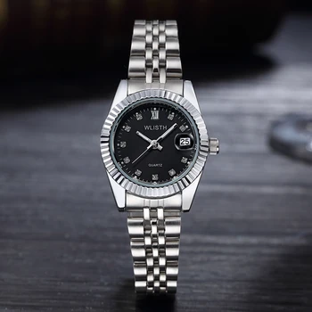 Мода 2022 Wlisth Reloj Mujer Кварцов Ръчен Часовник Жените Най-Добрата Марка На Луксозни Известните Дамски Часовници Бизнес Календар Relogio Feminino