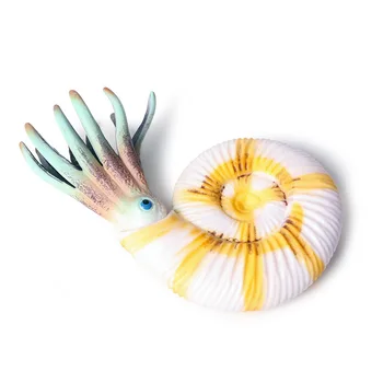 Моделиране на морски животни модел играчки древно създание nautilus модел мивка полето охлюв детска кукла украса