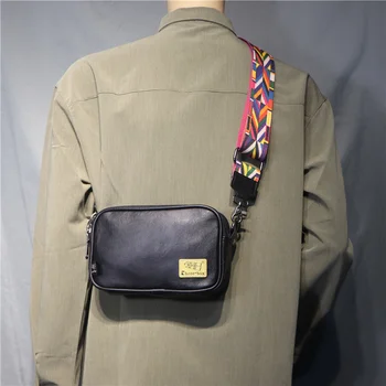 модната марка за почивка, мъжки и женски цветен колан, Чанта на Едно рамо, Модерен Спортен корейската версия, месинджър, мобилен