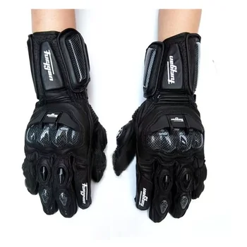Мъжки кожени мотоциклетни ръкавици luva moto дълги състезателни ръкавици afs 6 10 18 мотоциклетни ръкавици guantes мото Ръкавици за мотокрос