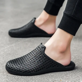 Мъжки обувки, нескользящая на горно облекло, износоустойчиви 2021 нови мъжки чехли, плажни сандали и чехли, домашни чехли