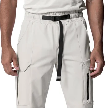 Мъжки Панталони-карго прави Панталони Мъжки Спортни Панталони За Джогинг с множество джобове