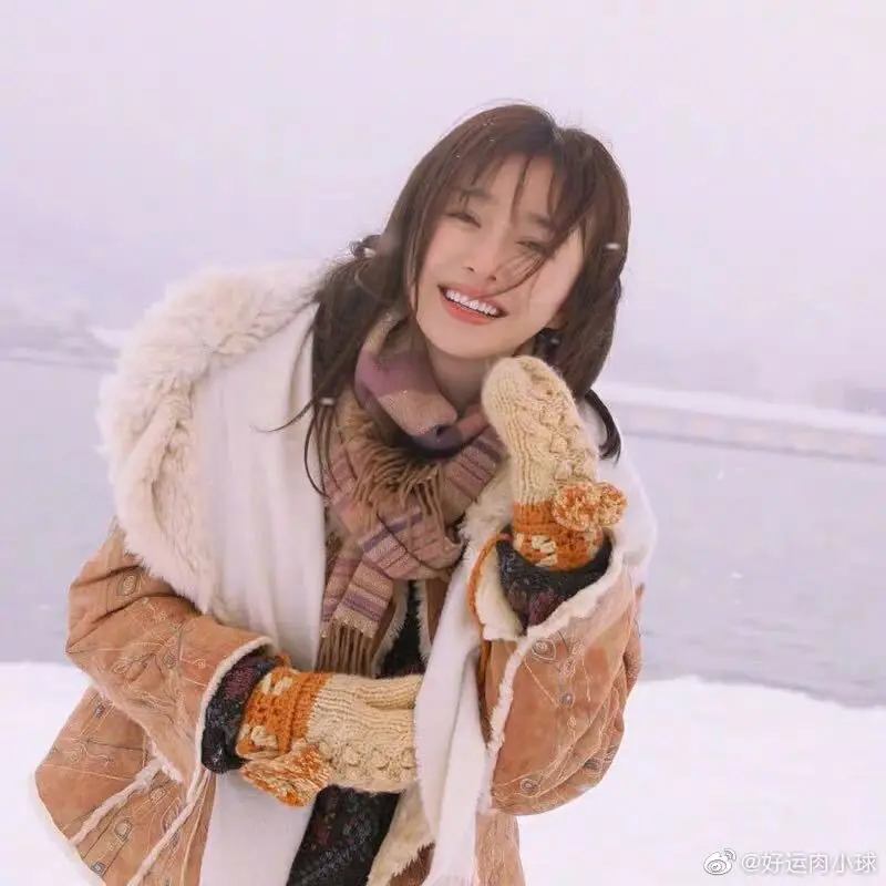 Нови Дамски двуслойни вълнени ръкавици зимни от корейска версия на едноцветни зимни женски ръкавици с всички пръсти, ръкавици без пръсти за момичета