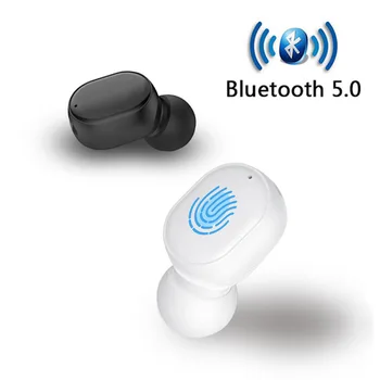 Нови Мини Безжични Слушалки в ушите Bluetooth 5,0 Слушалки 3D Стерео Слушалки за Samsung, Huawei, Xiaomi Android и За IOS