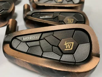 Нови стикове за голф ютии набор от итобори бронзов цвят Голф желязна корона ковано въглеродна стомана с ЦПУ меки железни стикове за голф
