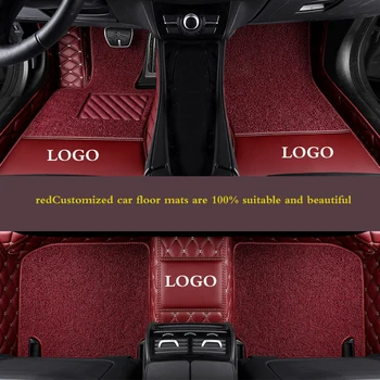 обичай автомобилни постелки с логото на silk circle layer за DS DS3, DS4 DS4S DS5 DS6 оформление на автомобила вътрешна част на колата стайлинг килим