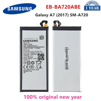 Оригинална батерия SAMSUNG EB-BA720ABE 3600 mah за Samsung Galaxy A7 2017 версия A720 SM-A720 A720F SM-A720S A720F/DS