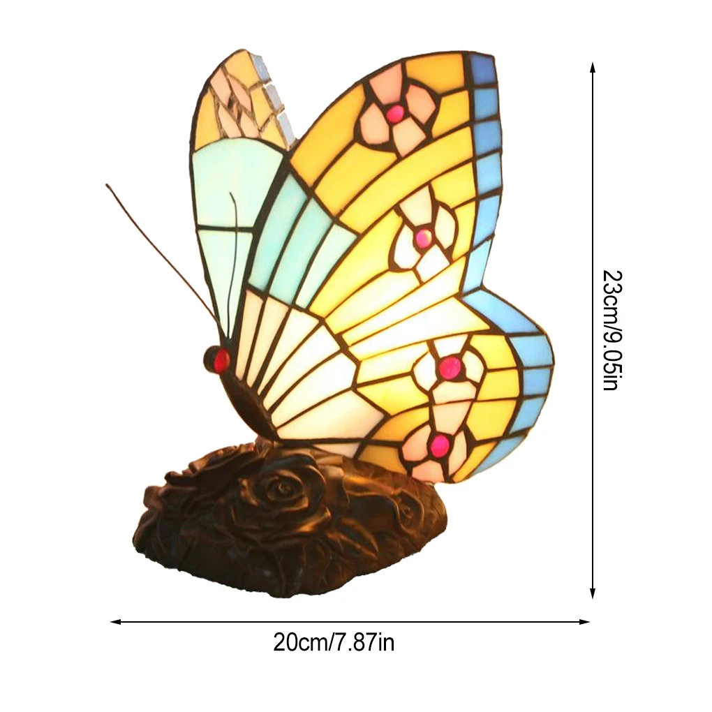 Пеперуда Настолна Лампа Великобритания Включете Настолна Лампа Настолна Лампа