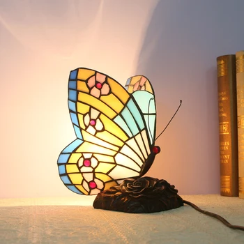 Пеперуда Настолна Лампа Великобритания Включете Настолна Лампа Настолна Лампа