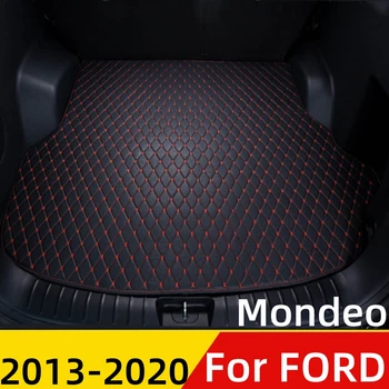 Подложка За Багажник за Автомобили Ford Mondeo 2013-2020 всички сезони XPE Плосък Страничен Задната част на Товарен Делото Килим Подложка Опашката Авточасти Багажник Багажника Мат