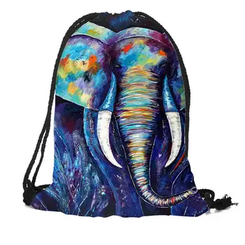 Потребителски слон раница дантела чанта за пътуване плажната чанта е Многофункционална раница за печат