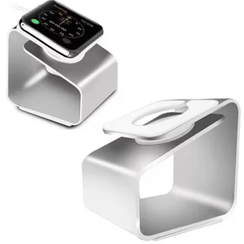 Преносима алуминиева поставка За Зарядно устройство Apple Watch Докинг станция, безжична поставка за зареждане на смарт часа iWatch series 3 4 5 se 6 7