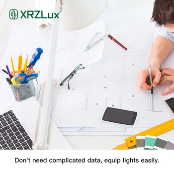 Професионален led лампа XRZLux За оптимизиране на среда за Обслужване на План за Оформление DIALux Simulation За вътрешно осветление