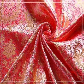 Птерис божур стил жаккардовый гоблен сатен жаккардовая плат плат, спално бельо лоскутная плат домашен Текстил Бродерия, за квадратни метра