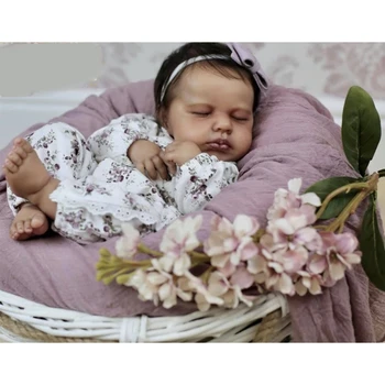 Реалистичен Комплект Кукли 20 Инча Неокрашенный Недовършен Сън На Новороденото Дете Реалистично Тяло