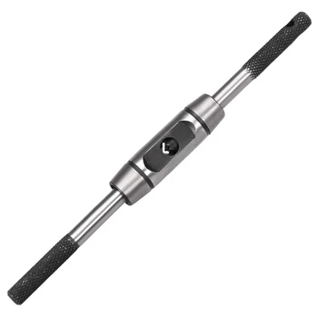 Регулируема дръжка на гаечен ключ, за метрични метчиков M1-M8, Ръчни инструменти за нарязване на резба, Корпус за леене под налягане