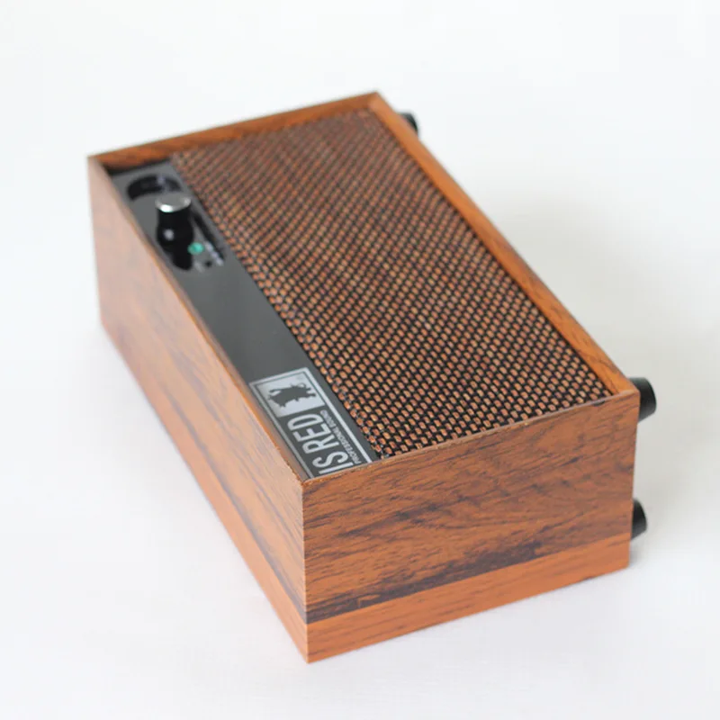 Ретро дървена безжична bluetooth аудио стерео USB декодиране висококачествен дървен Hi-Fi компютърен телефонен говорител