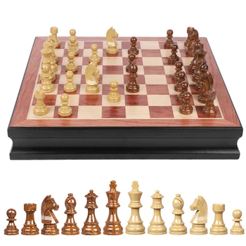 семеен игрална дъска комплект за шах дървени пулове за табла шах игра puzzl go забавление xadrez tabuleiro jogo табла