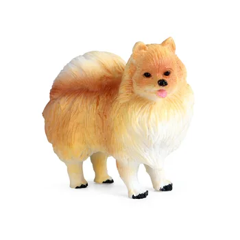 симулация модел на животното кучета померан домашно куче детски подарък играчка за украса на колата украса