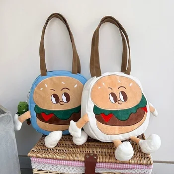 Скъпа и модерна чанта за хамбургери на рамото 2022 нова модерна чанта-месинджър в чужд стил сладък форма