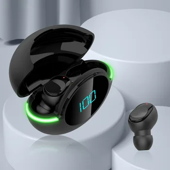 Стерео HD Безжични Слушалки Водоустойчив Шумоподавляющие Bluetooth-съвместими Слушалки 200 ма със сензорен контрол Слот за Слушалки