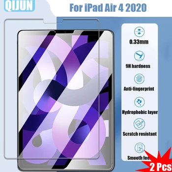 Стъкло за таблет Apple ipad Air 4 2020 10,9 Закалена филм Взрывозащищенная и устойчиво на надраскване водоустойчив 2 Бр A2316 A2324 A2325