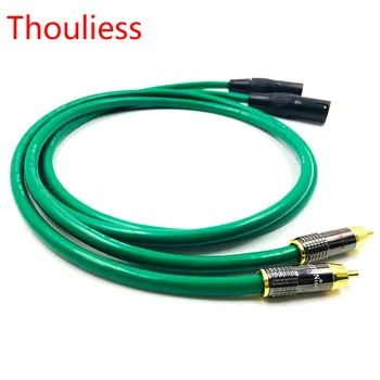 Тип двойки Thouliess-аудио кабел LITON RCA-XLR със свързващ кабел RCA Male - XLR Male със свързващ кабел MCINTOSH USA-Кабел